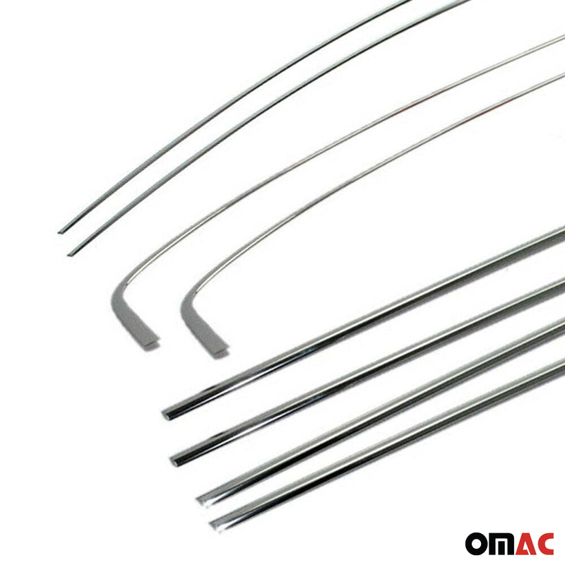 Fensterleisten Zierleisten für Fiat Tipo 2016-2025 Edelstahl Chrom 8tlg