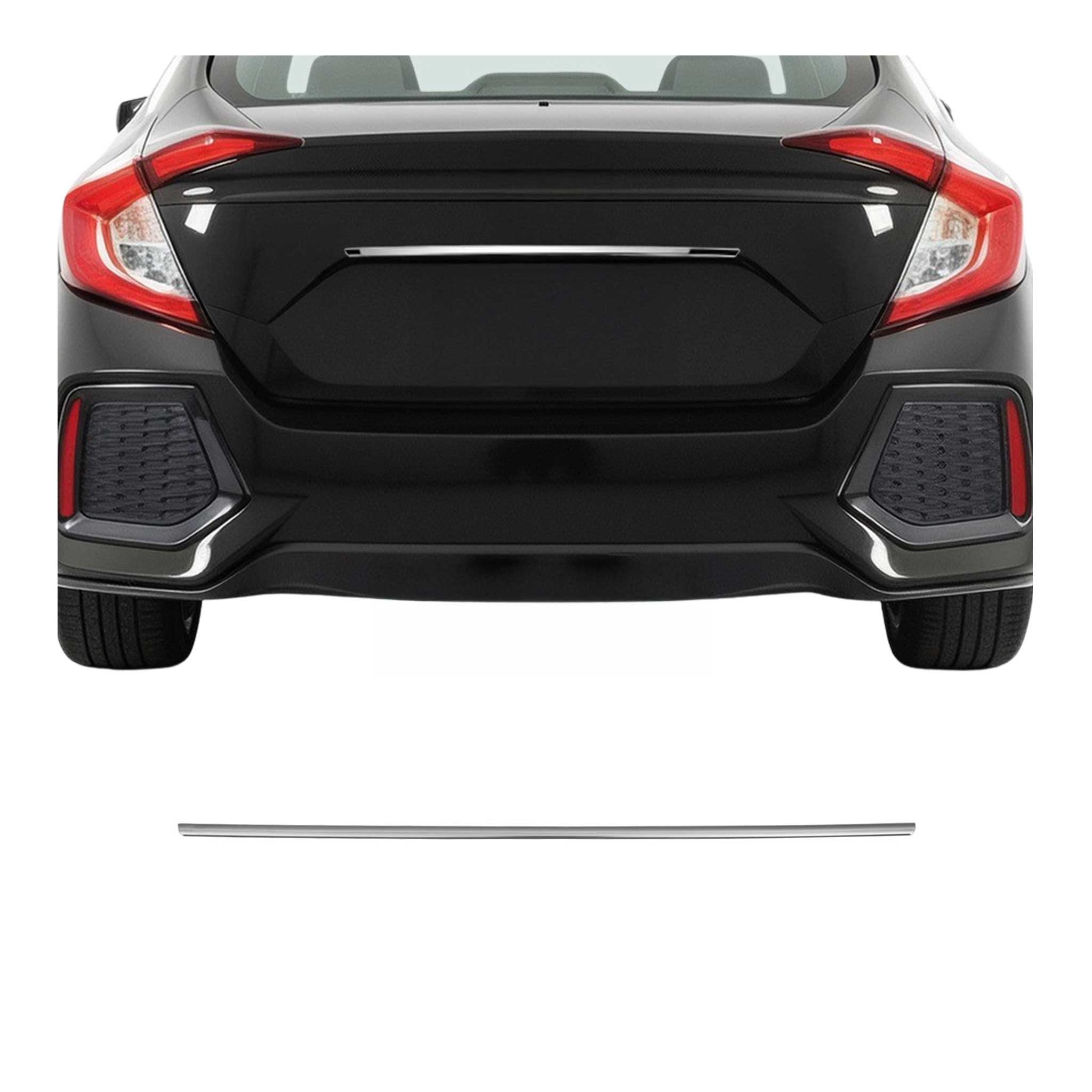 Heckklappe Kofferraumöffner Griff für Honda Civic 2015-2021 Edelstahl Chrom