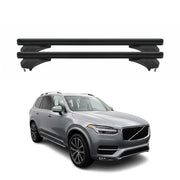 Menabo Dachträger Grundtäger für Volvo XC90 2015-2019 Pre-FL Alu Schwarz 2 tlg