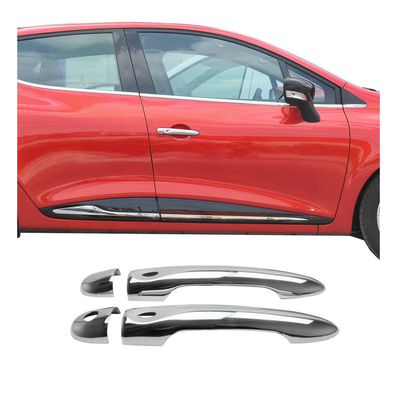 Türgriff Blende Türgriffkappen für Renault Zoe 2012-2021 2-Tür Edelstahl 4x