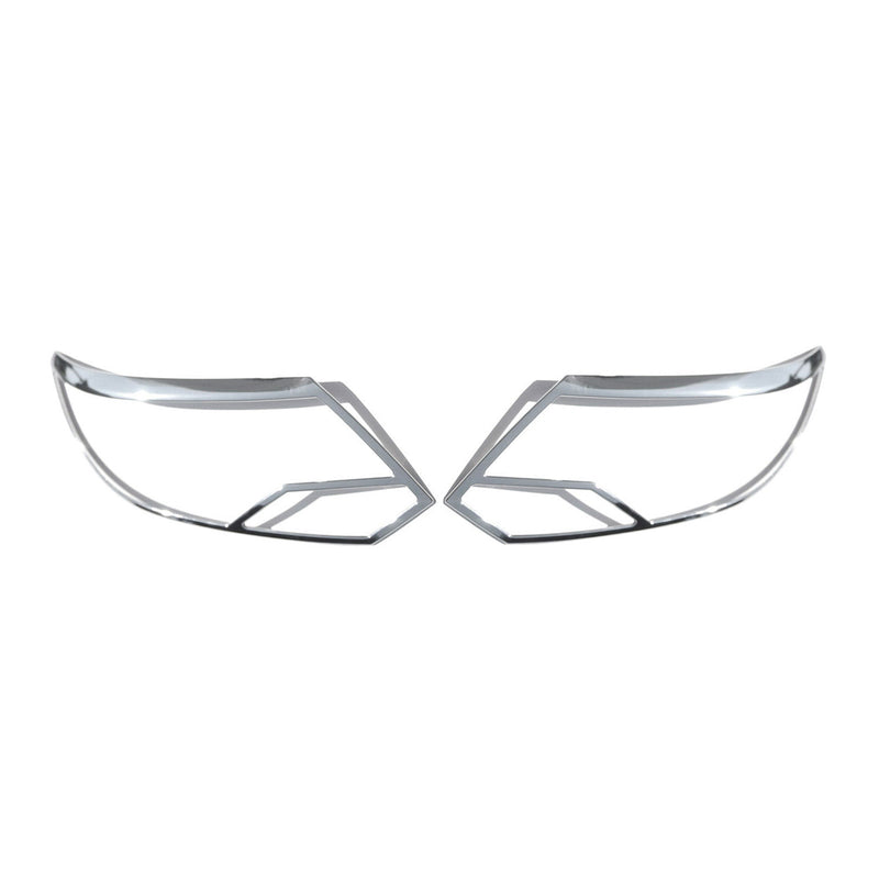 Scheinwerfer Leisten Scheinwerferblende für VW Tiguan 2011-2016 Chrom ABS 2tlg