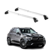 Dachträger Grundtäger für Mercedes GLE V167 2019-2026 100kg Alu Silber 2 tlg ABE