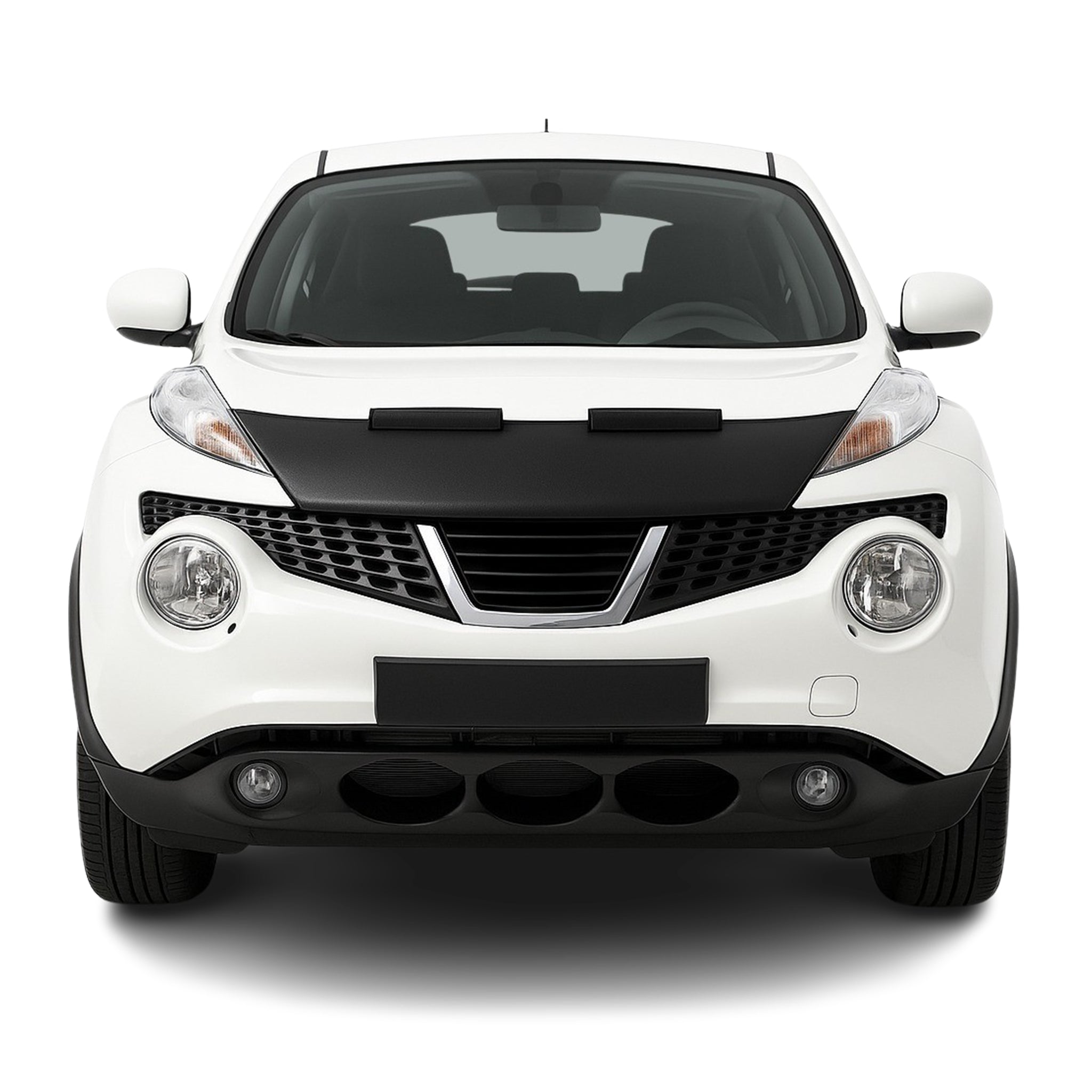 Haubenbra Steinschlagschutz Bonnet Bra für Nissan Juke 2010-2014 Schwarz Halb