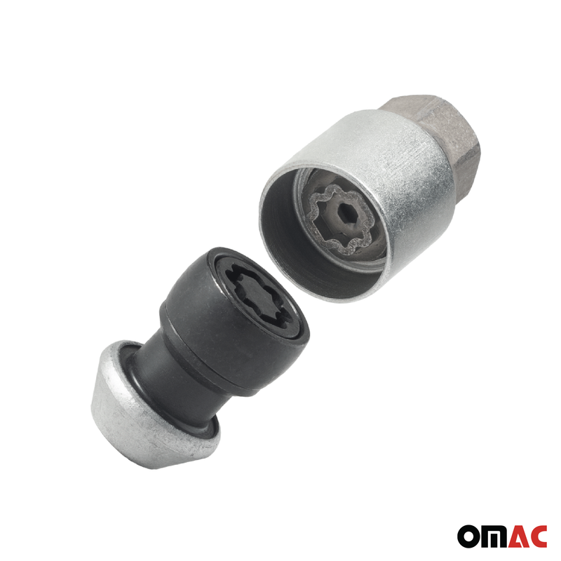 Radschloss Radschrauben Satz für Ford Edge ab 2016 Felgenschloss Schwarz M14X1.5