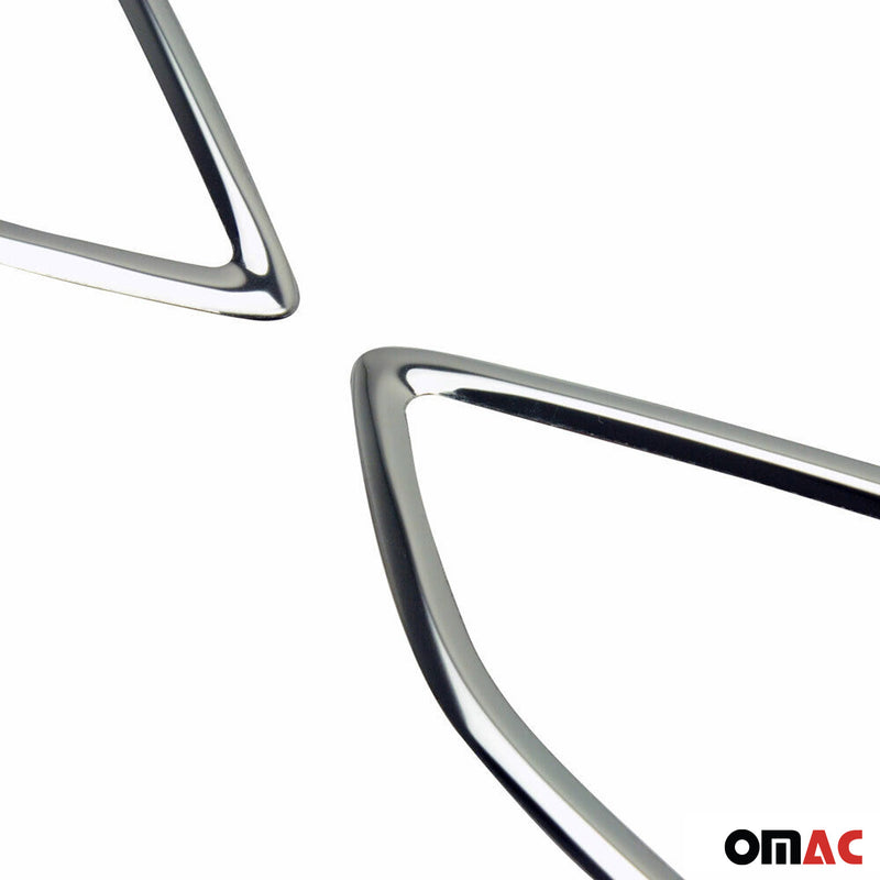 Nebelscheinwerfer Rahmen Umrandung für Hyundai i30 2012-2017 Edelstahl Silber 2x