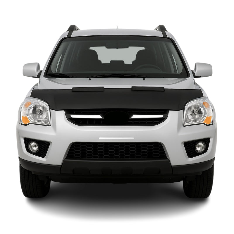 Haubenbra Steinschlagschutz Bonnet Bra für Kia Sportage 2004-2010 Schwarz Halb