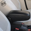 Central armrest armrest for Renault Clio 2012-2019 PU leather ABS black