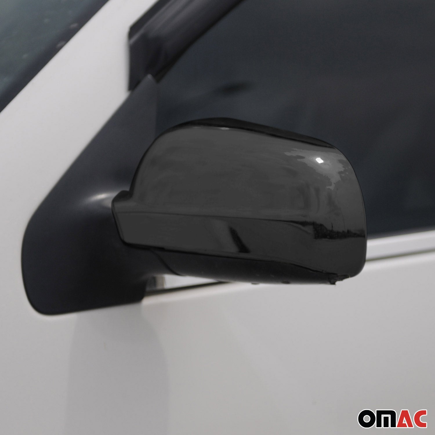 Spiegelabdeckung Spiegelkappen für Seat Cordoba 6K 1999-2002 Dark Abs Chrom