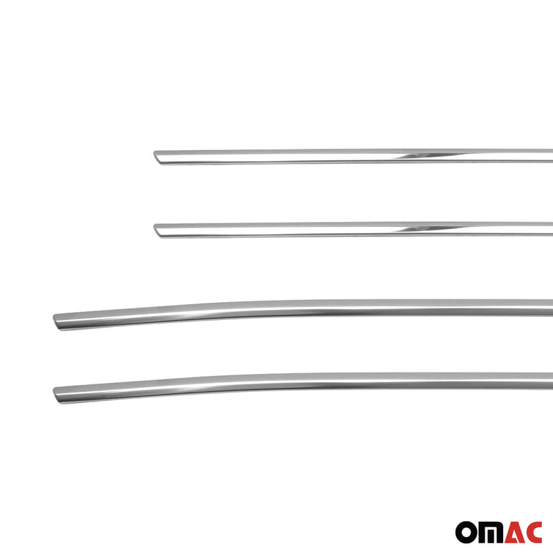 Fensterleisten Zierleisten für Toyota Hilux 2015-2025 Edelstahl Chrom 4tlg