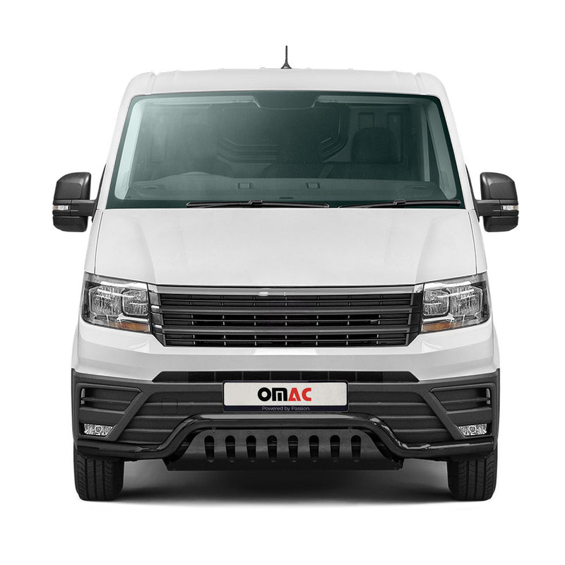 Frontschutzbügel Frontbügel für VW Crafter 2017-2024 Schwarz mit ABE Stahl