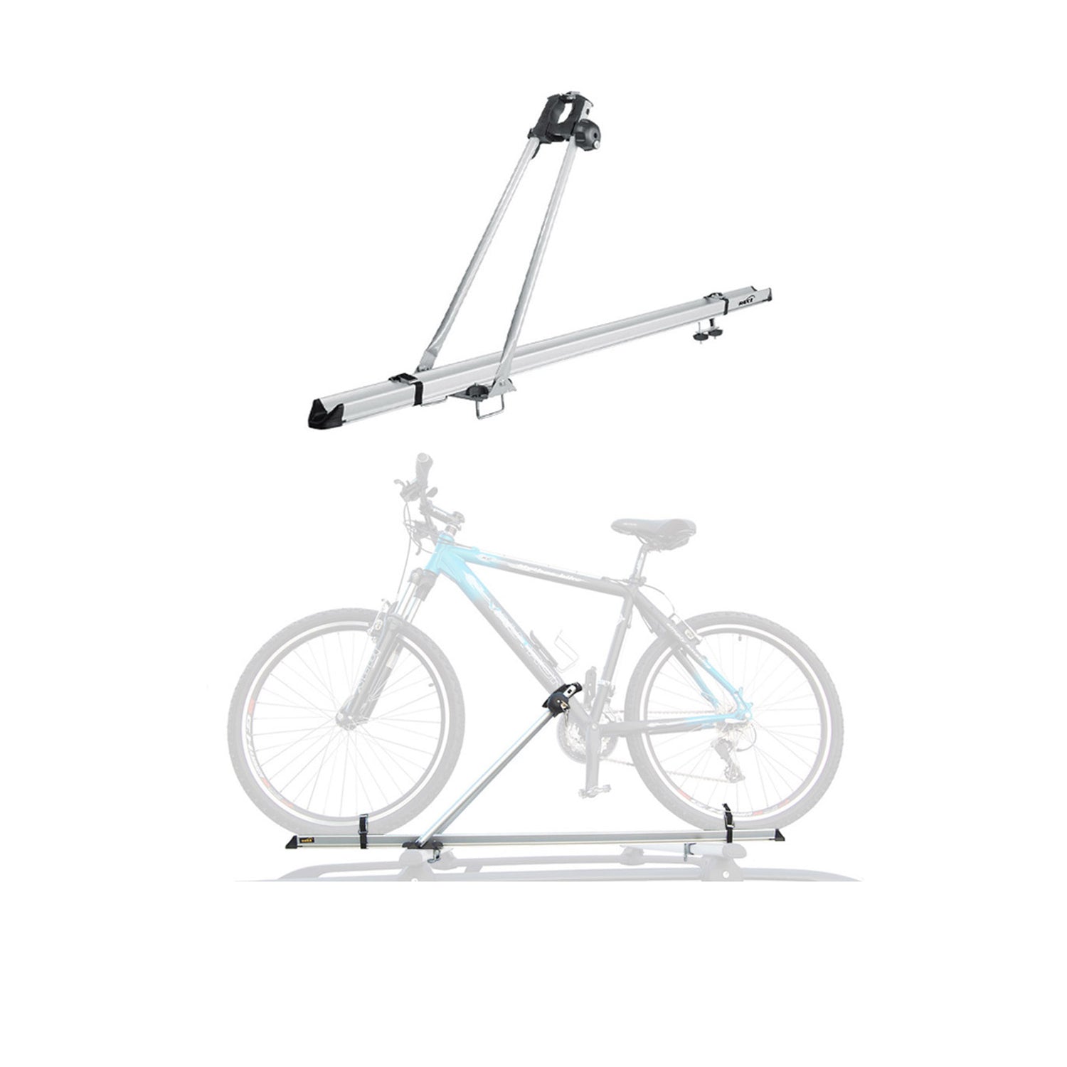 Fahrradträger Dachfahrradträger bis 15kg Fahrradhalter Aluminium Fahrräder