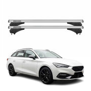 Menabo Dachträger für Seat Leon IV Sporturer 2020-2026 Aluminium Silber 2 tlg