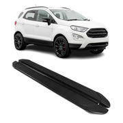 Trittbretter Seitenschweller für Ford Ecosport 2013-2024 Aluminium Schwarz 2tlg