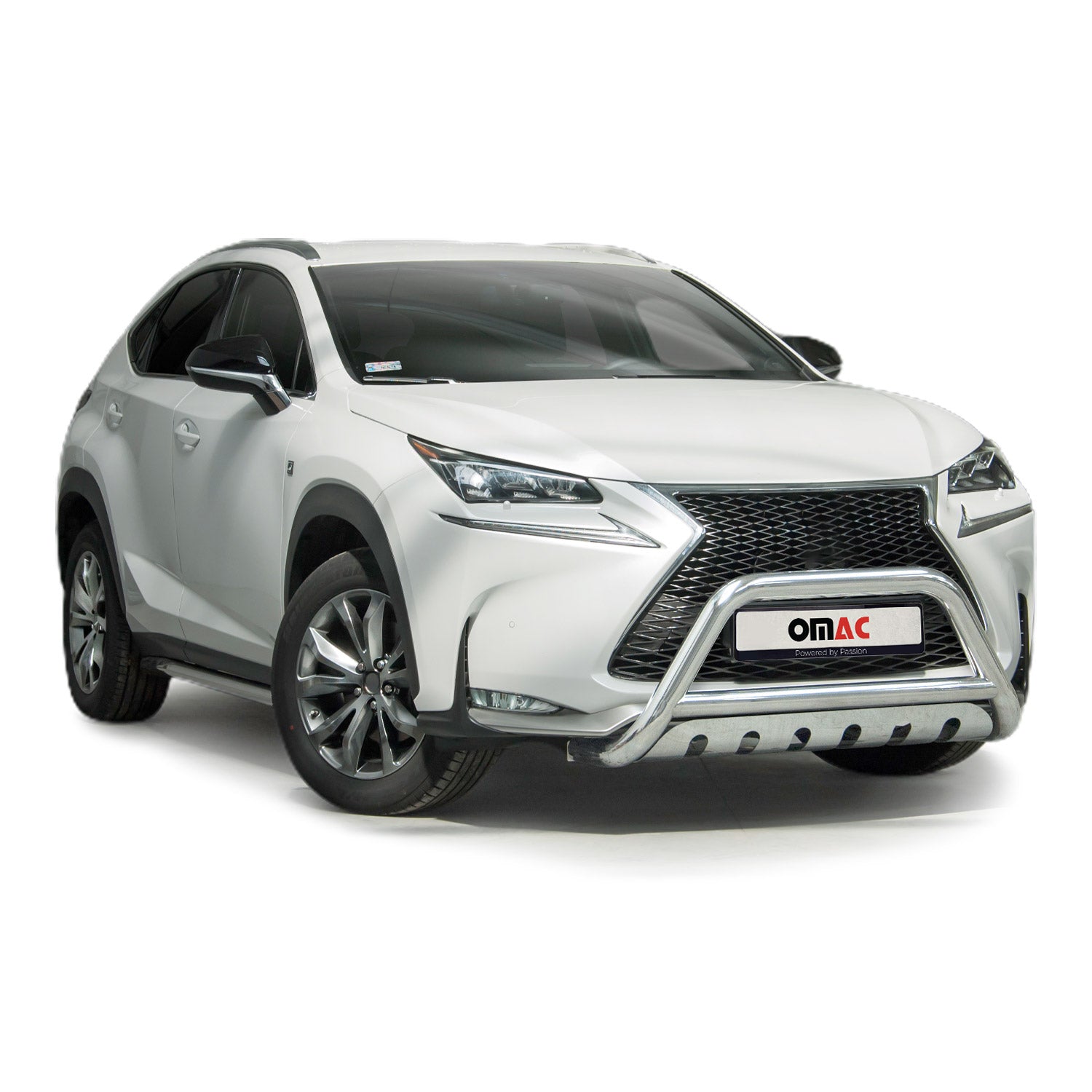 Frontbügel Frontschutzbügel für Lexus NX 2015-2021 mit ABE Edelstahl Silber