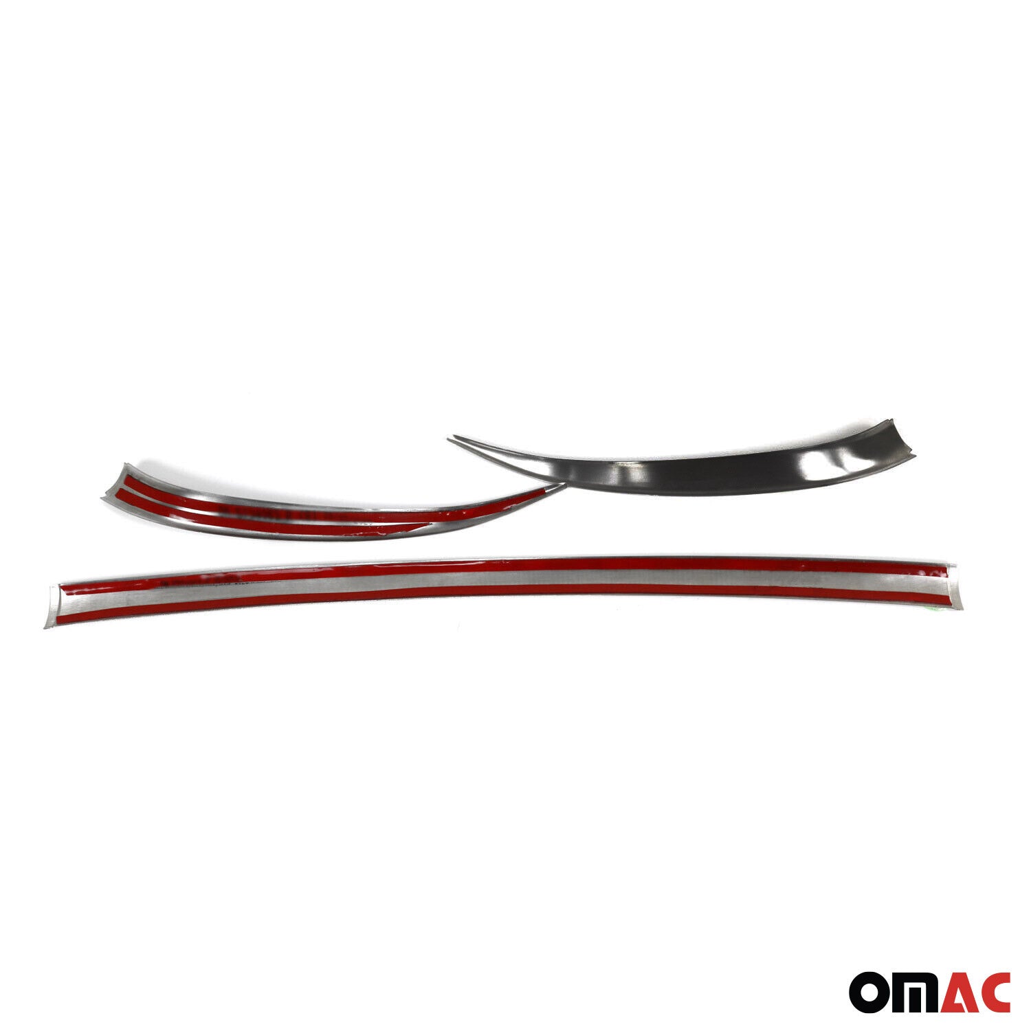 Kühlergrill Grillleisten für Peugeot 2008 2020-21 Edelstahl Dunkel Chrom 3tlg