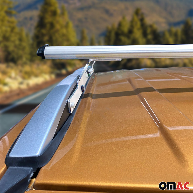 Dachträger Gepäckträger Relingträger für Ford Ecosport 2015-2024 Alu Grau 2x