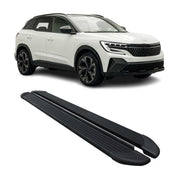 Trittbretter Seitenschweller für Renault Austral 2022-2026 Aluminium Schwarz 2x