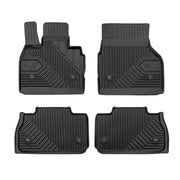 Fußmatten Gummimatten No.77 für BMW iX I20 2021-2026 TPE Gummi Schwarz 4 tlg