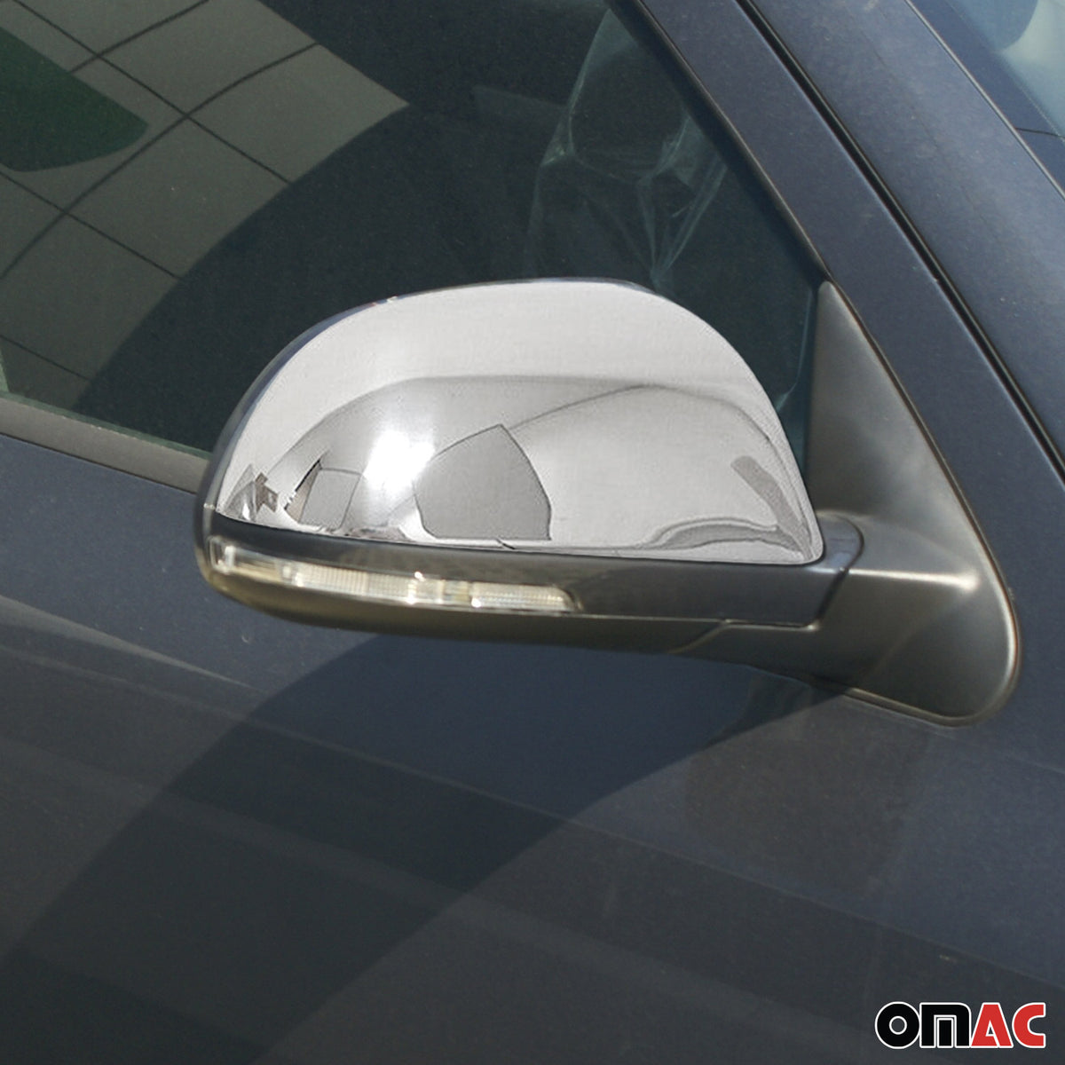 Spiegelkappen Spiegelabdeckung für Skoda Superb 2008-2015 Edelstahl Chrom 2tlg