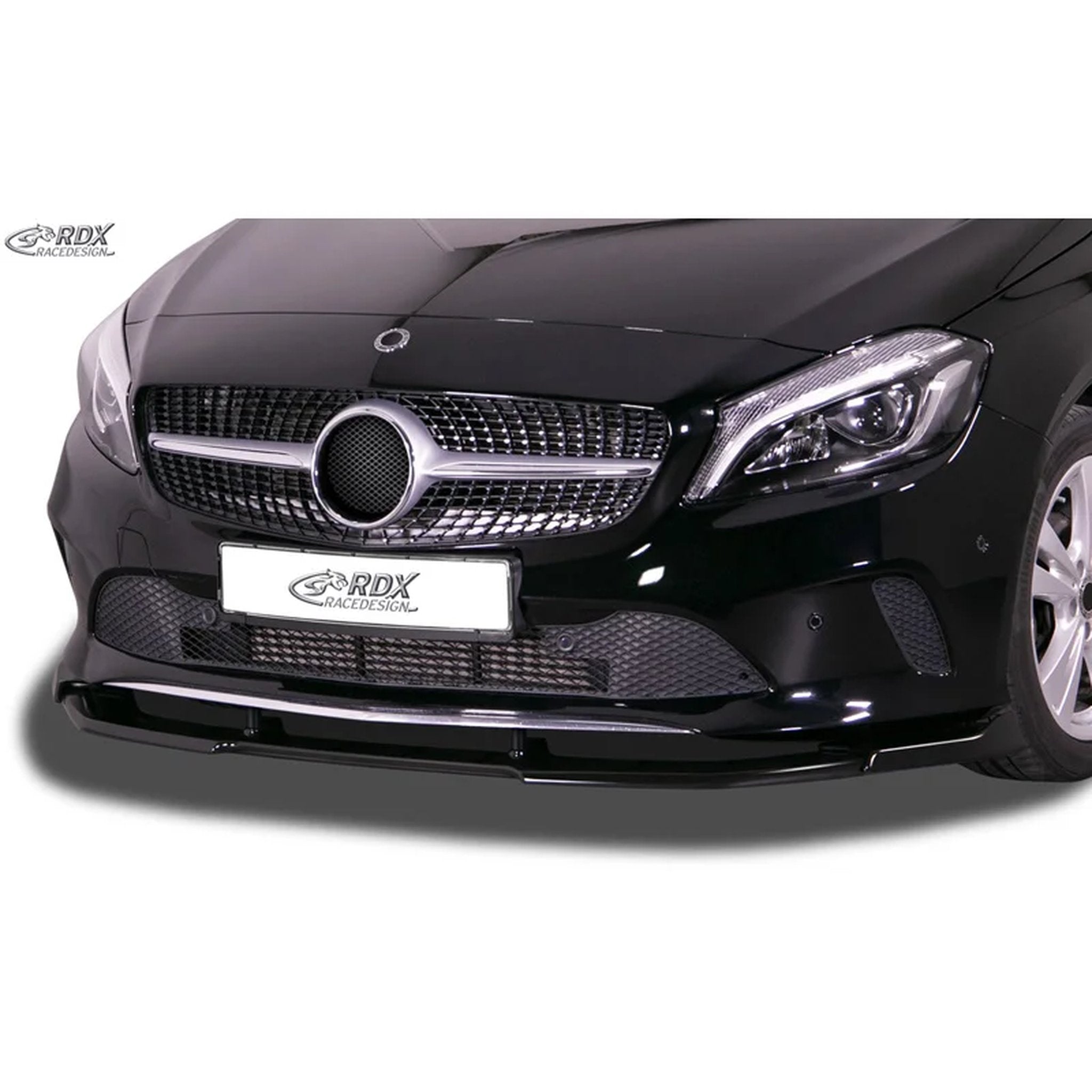 RDX Frontspoiler Vario-X für Mercedes A-Klasse W176 FL 2015-2018 Polyurethan TÜV