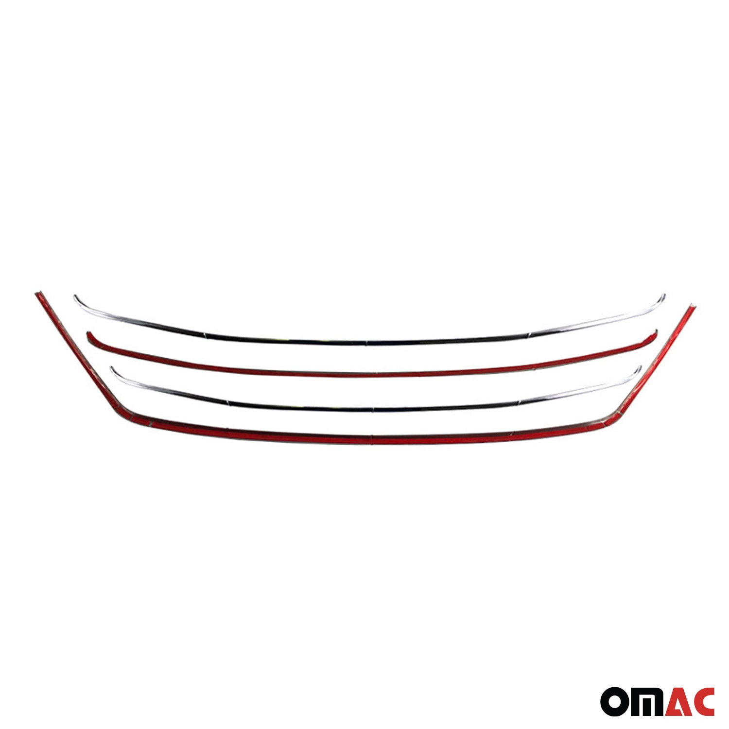 Kühlergrill Leisten Grillleisten für Hyundai ix35 2010-2015 Edelstahl Chrom 4x