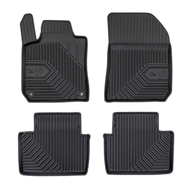 Fußmatten Gummimatten für Peugeot 308 II Kombi 2013-2021 TPE Schwarz 4 teile
