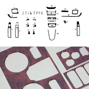 Innenraum Dekor Cockpit für Fiat Doblo 2000-2010 Wurzelholz Optik 26tlg