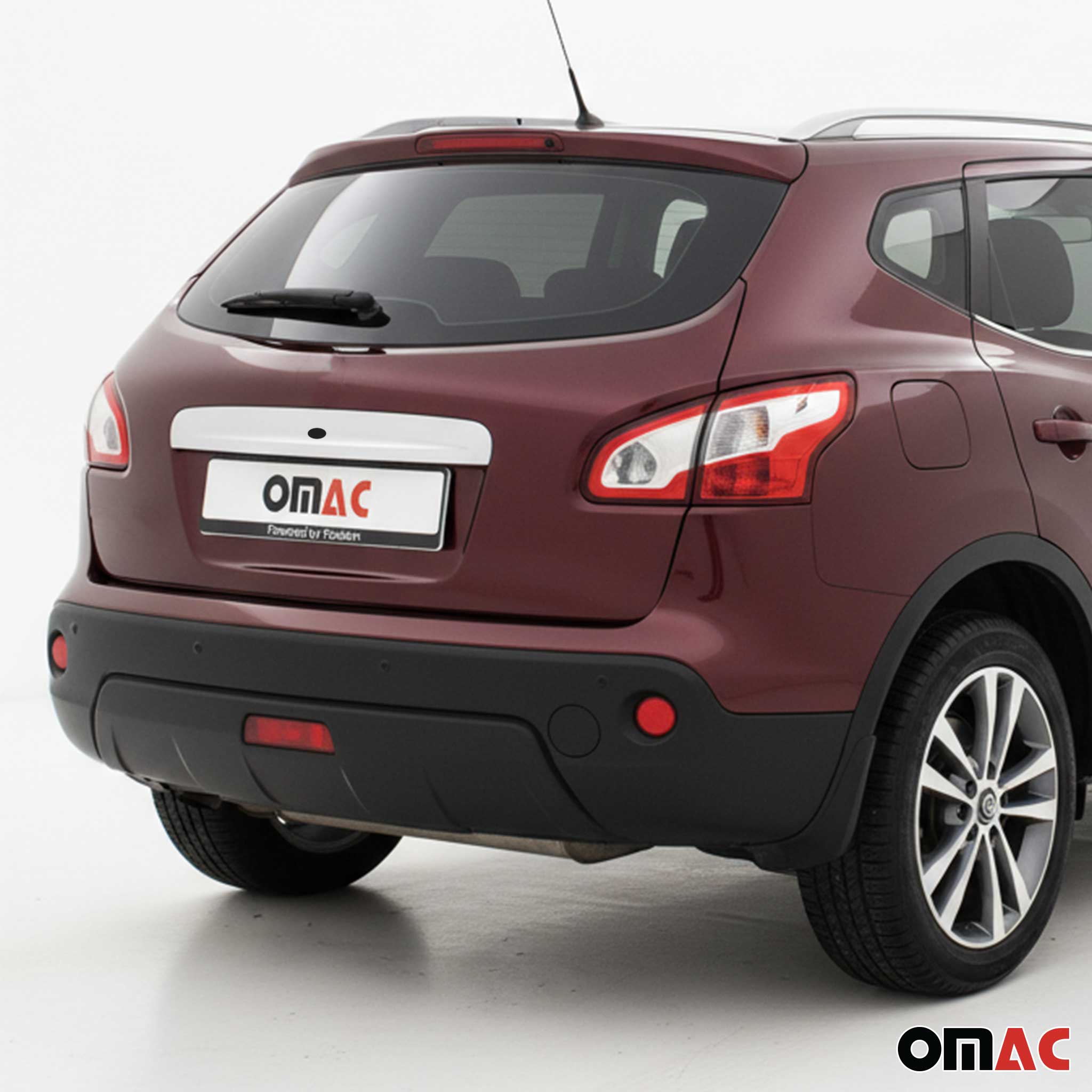 Kofferraumleiste Heckleiste für Nissan Qashqai +2 2008-2014 mit Sensor Chrom