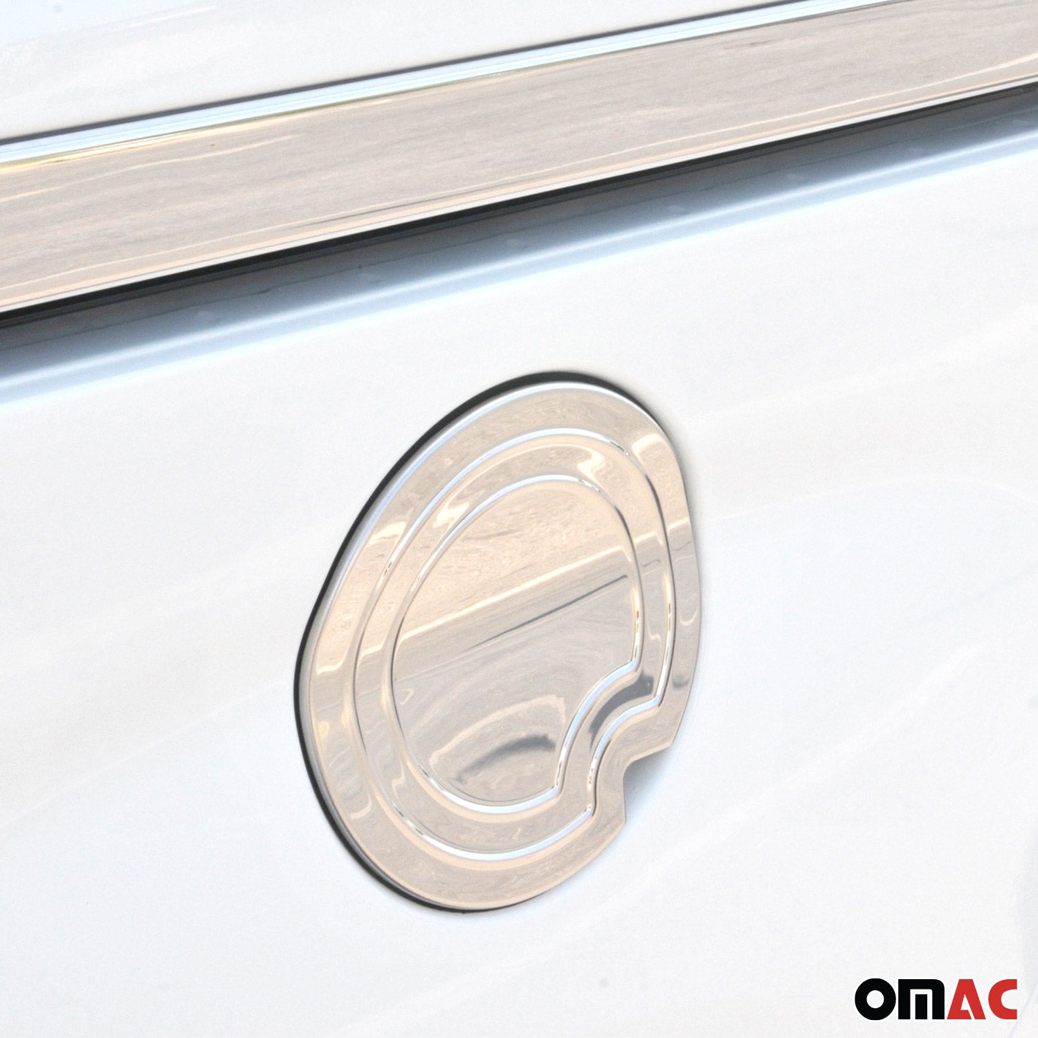 Tankdeckel Blenden Tankverschluss für Fiat Doblo 2010-2021 Edelstahl Chrom