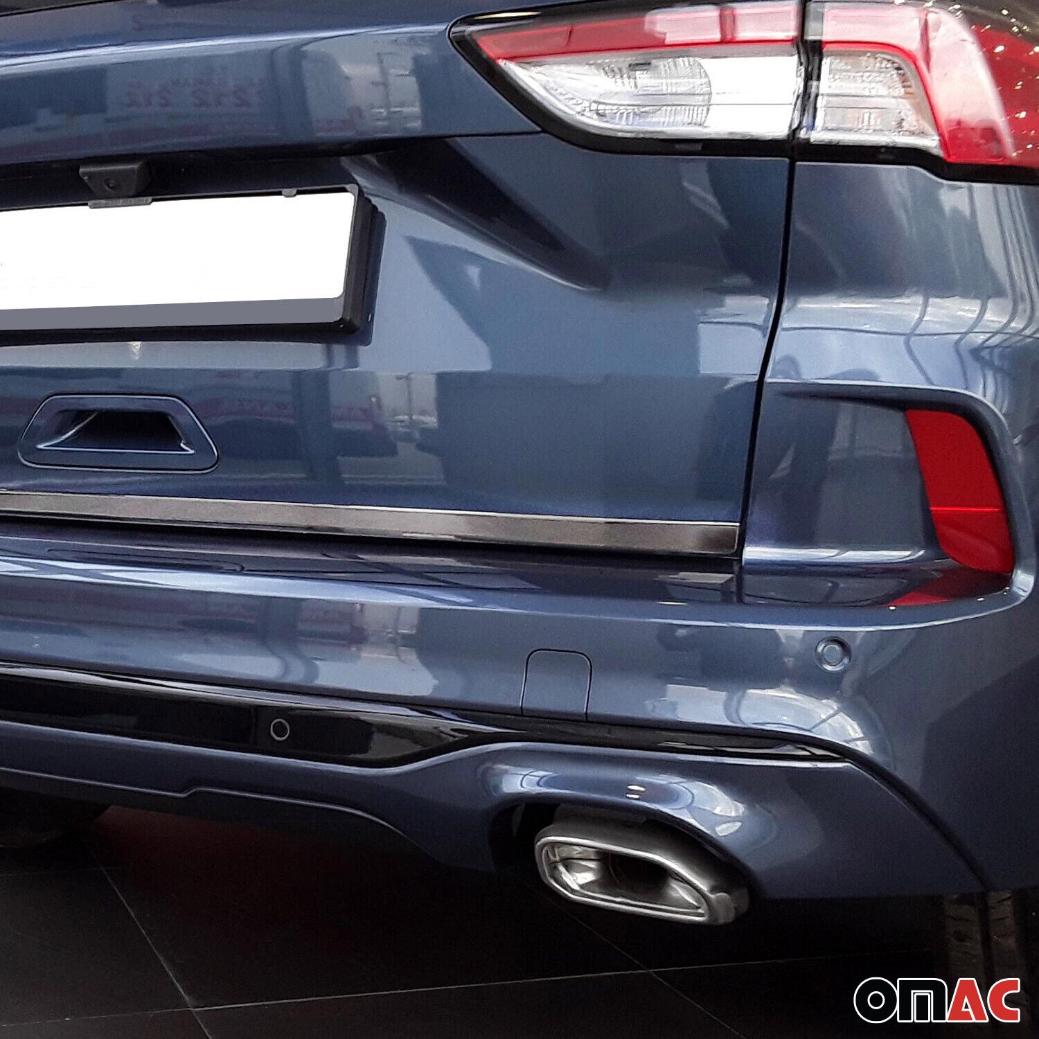 Kofferraumleiste Heckklappe Leiste für Ford Kuga III 2019-2026 Edelstahl Chrom
