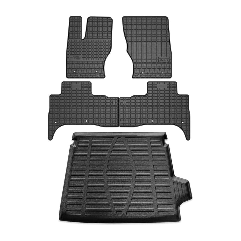 Fußmatten & Kofferraumwanne Set für Range Rover Sport L494 2017-2024 Gummi 5x