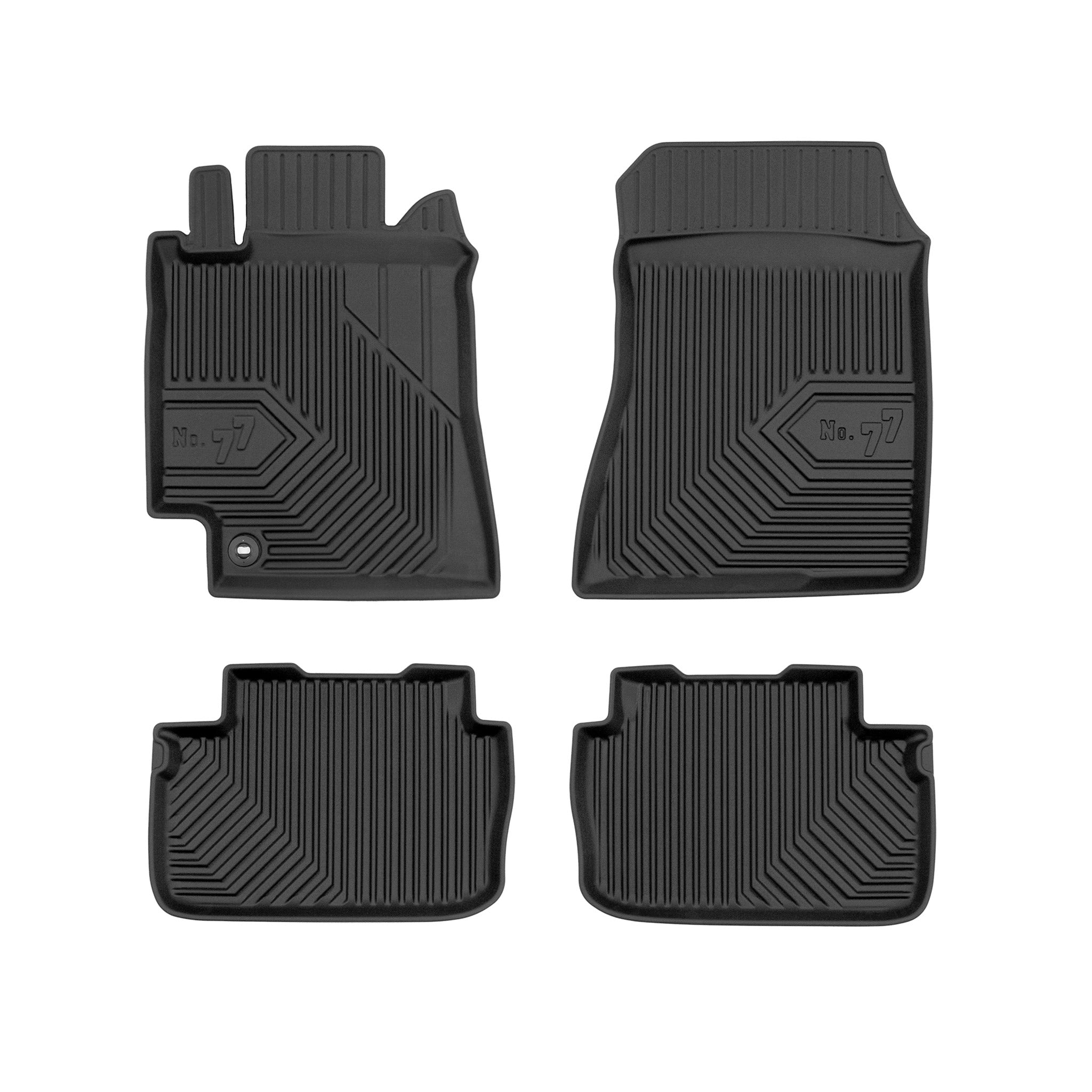Fußmatten Gummimatten für Lexus IS I 200 Kombi 1998-2005 TPE Schwarz 4 teile