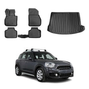 OMAC Fußmatten & Kofferraumwanne Set für Mini Countryman F60 2017-2023 3tür