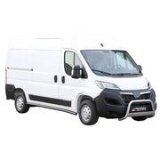 Frontbügel Frontschutzbügel für Opel Movano 2022-2026 ø63mm Stahl Silber Schutz