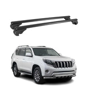 Dachträger für Toyota Land Cruiser Prado J15 2009-2023 Gepäckträger Alu Schwarz