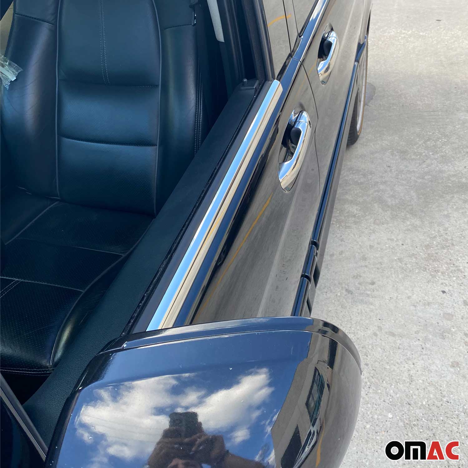Fensterleisten Zierleisten für Mercedes Vito W447 2014-2026 Edelstahl Chrom 2x
