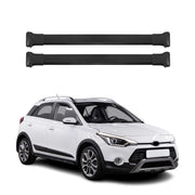Dachträger Grundtäger für Hyundai i20 Active Elite 2014-2020 75kg Alu Schwarz 2x
