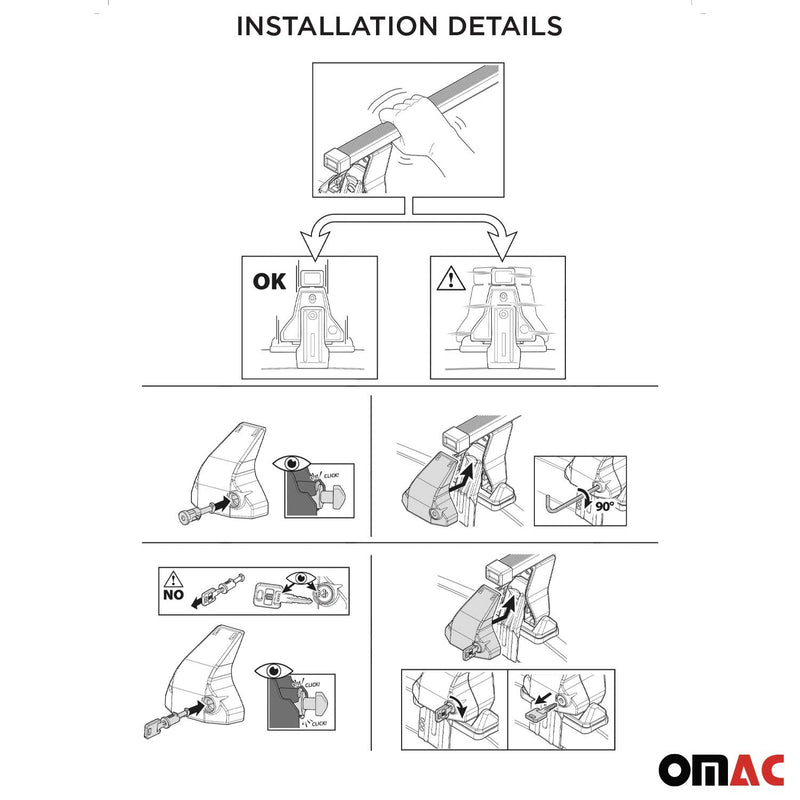 Menabo Stahl Dachträger Gepäckträger für Citroen C5 2001-2005 Stahl Silber 2tlg