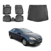 OMAC Fußmatten & Kofferraumwanne Set für Ford Mondeo mk4 Liftback 2007-2014