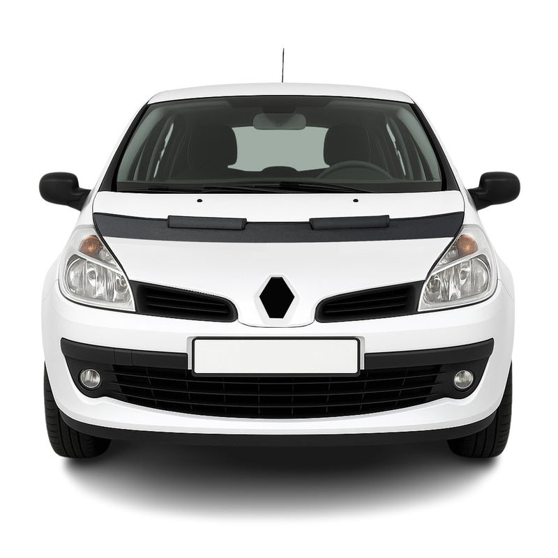 Haubenbra Steinschlagschutz Bonnet Bra für Renault Clio 2005-2008 Carbon Halb
