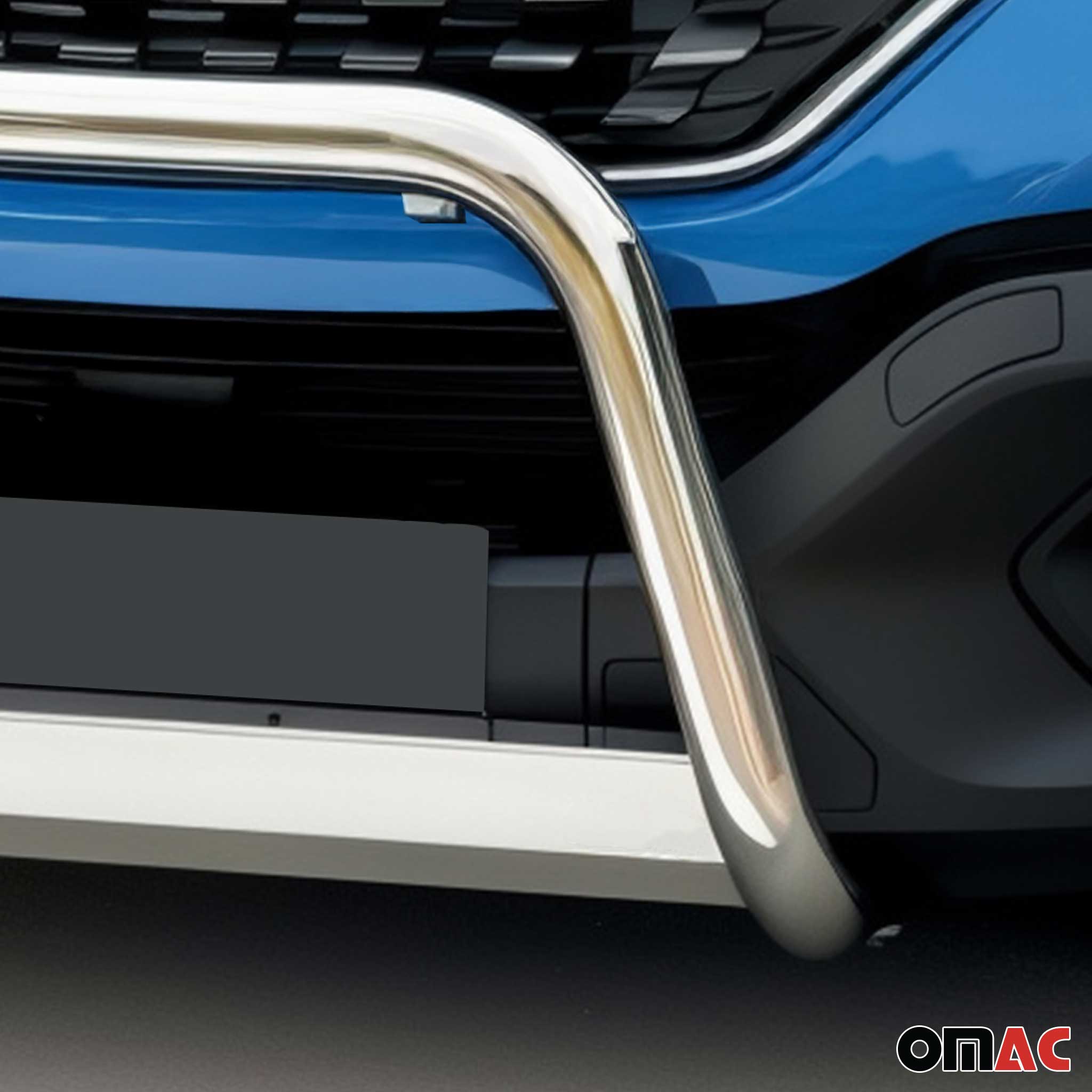 Edelstahl Frontbügel Frontschutzbügel für Iveco Daily 2019-2023 Grau Ø 63 mm