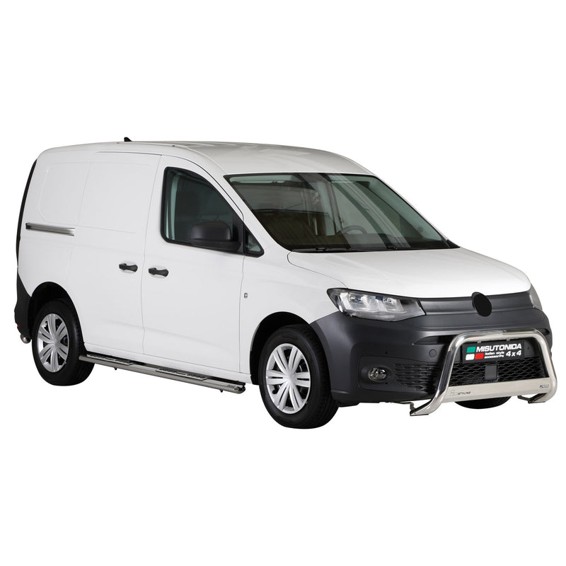 Frontbügel Frontschutzbügel für VW Caddy 2021-2025 ø63mm Stahl Silber Schutz