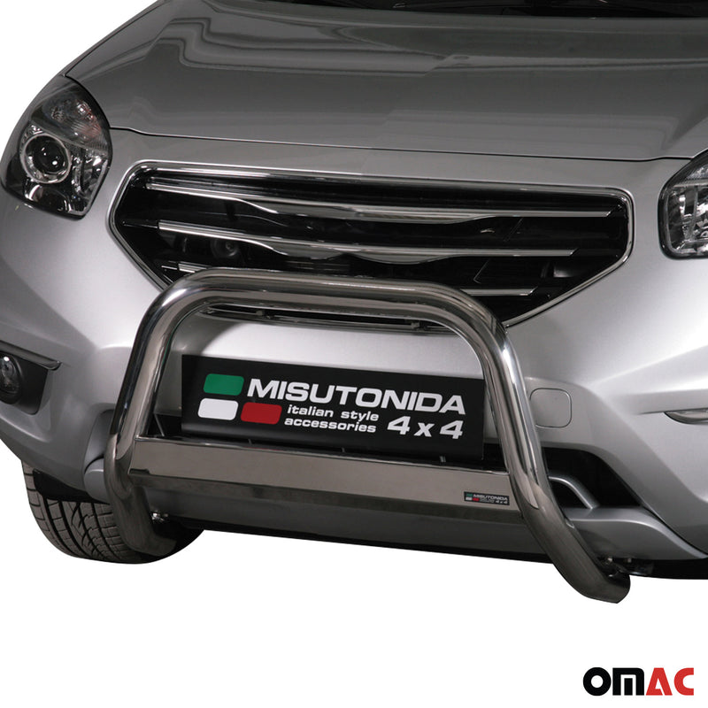 Frontbügel Frontschutzbügel für Renault Koleos 2011-2013 ø63mm Stahl Silber