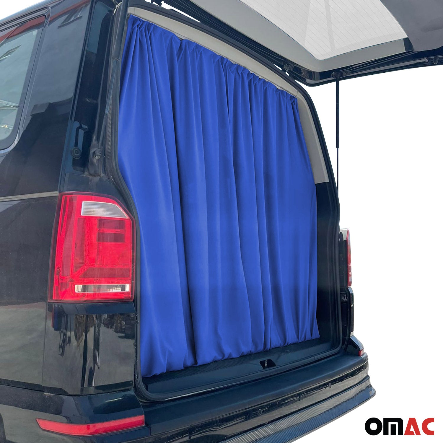 Maß Gardinen Sonnenschutz für Fiat Ducato H3 Heckklappe Vorhänge Dunkelblau