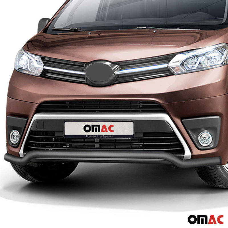 Frontbügel Frontschutzbügel Schutz für Toyota Proace 2016-2022 ABE Stahl Schwarz