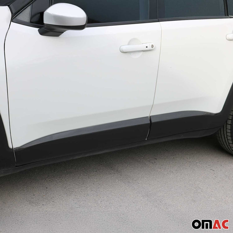 Seitenleisten für Jeep Renegade 2015-2023 Carbon Türschutzleisten Schutz 4 tlg