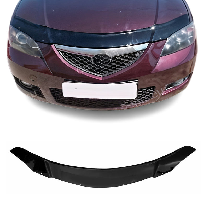 Motorhaube Deflektor Insektenschutz für Mazda 3 2003-2009 Stufenheck Dunkel