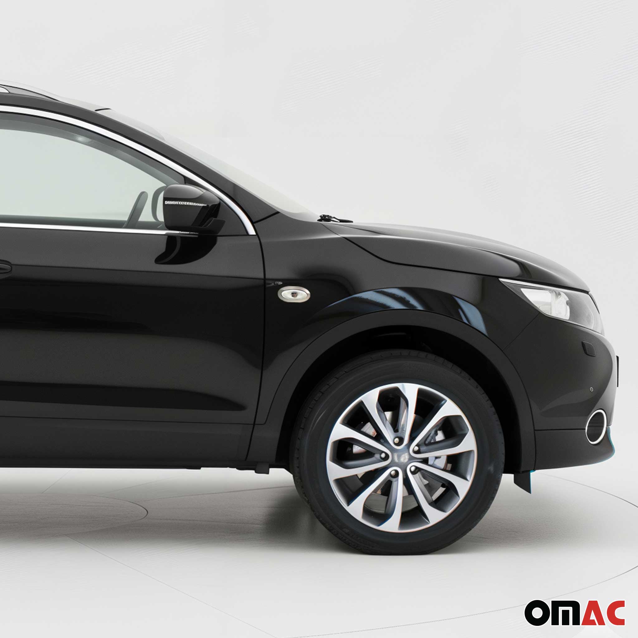 Blinkerrahmen Signalblende Blinker für Nissan Qashqai 2007-2013 Edelstahl Chrom