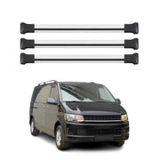 Dachträger für VW T6 T6.1 Transporter Multivan Caravelle 2015-2024 75kg Grau 3x