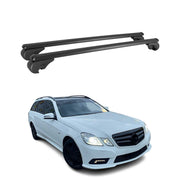 Dachträger für Mercedes E Klasse S212 Kombi 2009-2016 Gepäckträger Alu Schwarz
